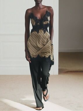 ZARA ZW COLLECTION CUT-OUT SLIP DRESS